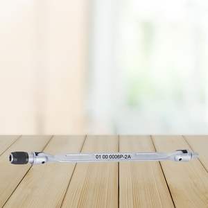 Adaptateur à double tête flexible avec fixation rapide 1/4"Dr. X 1/4H X 227mmL OEM DIY Qualité professionnelle - Product Image 1