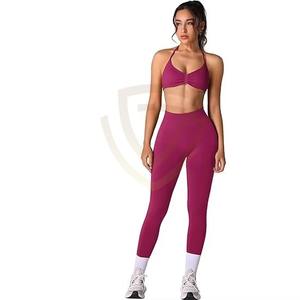 Conjuntos de yoga reversibles, elásticos en cuatro direcciones, transpirables, conjunto de sujetador deportivo y leggings de secado rápido, ecológicos, conjuntos para mujer - Product Image 6