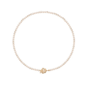 Collier pour femme de luxe léger et haut de gamme 2024, collier de clavicule en perles naturelles avec détail floral - Product Image 5