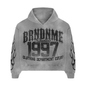 Conjunto de Dos Piezas de Tejido Soft Shell de 500 GSM |   Sudadera con Capucha y Pantalones Cortos Unisex |   Ropa Urbana de Verano Personalizada OEM - Product Image 4