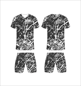 Ensemble maillot et short de football personnalisés par sublimation pour homme, col en V, séchage rapide, polyester, vêtements de sport toutes saisons, vêtements pour adultes, vente en gros - Product Image 1