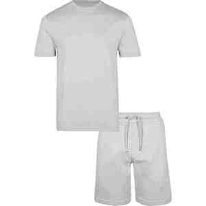 Conjunto Deportivo de Dos Piezas para Verano, Transpirable, de Secado Rápido, Reversible y Ligero, Camiseta y Pantalones Cortos Unisex con Cintura Elástica para Hombre - Product Image 6