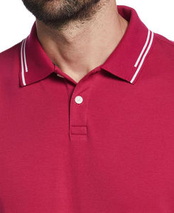 Polos pour hommes à manches courtes en tissu 100% coton, très vendus, impression numérique personnalisée, style boutonné, polos pour hommes surdimensionnés - Product Image 2