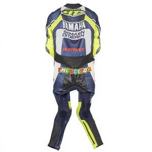 Combinaison de moto Ramaha MotoCP 1 pièce en cuir de vachette/canguro pour motard de niveau compétition - Product Image 2