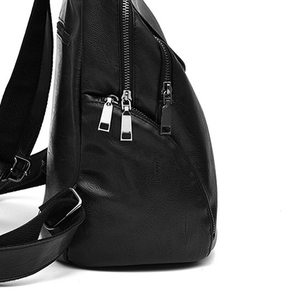 <b>Waterproof</b> Apparel Bags Leather Laptop <b>Backpack</b> for Women Comfortable Design Custom New Style Fashion Leather <b>Backpack</b> Bags - Product Image 4