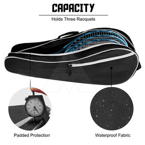Funda Profesional para Raqueta de Tenis, Estilo Único, Personalizada, Color Sólido - Product Image 3