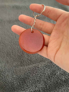 Designer <b>Resin</b> Key Ring <b>Clear</b> <b>Resin</b> Charm Key Chain Keychain Wholesale for Round Shape Hot Selling - Product Image 5