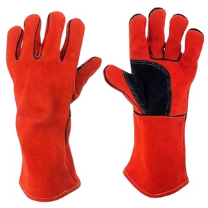 Gants de soudage durables en cuir pour hommes-Protection ignifuge des mains à des prix abordables - Product Image 1