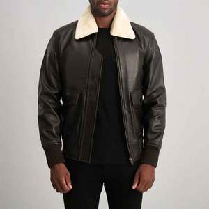 2026 Autumn Winter Fur <b>Leather</b> Warm <b>Jacket</b> Coats for <b>Men</b> Custom Logo PU <b>Leather</b> <b>Men's</b> <b>Jackets</b> - Product Image 1