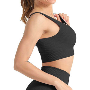 Ensemble de yoga pour femmes, style tendance et léger, soutien-gorge de sport et leggings, vêtements de sport respirants pour la salle de sport, ensemble deux pièces - Product Image 3