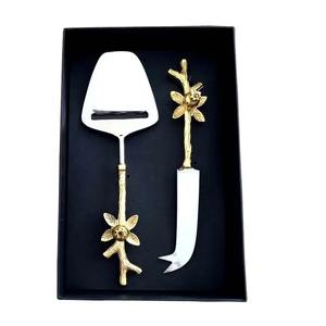 Un ensemble de couteaux à fromage de qualité supérieure rehausse le plaisir de recevoir des invités, fabriqué de manière exceptionnelle par KHOOSI OVERSEAS. - Product Image 6