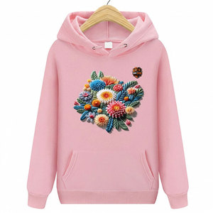 Sweat-shirts à capuche en coton 100% de haute qualité pour l'hiver, imprimés en relief - Prix raisonnable, best-seller - Product Image 1