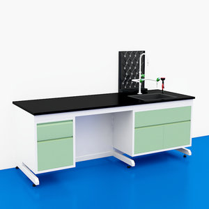 Muebles de laboratorio de <span class=keywords><strong>informática</strong></span> Mesas de Laboratorio de Ciencia Banco de trabajo de Microbiología Fregadero Encimera de resina fenólica - Product Image 5