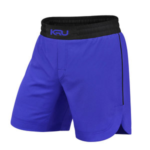 Shorts d'arts martiaux durables à motif uni avec détection par aiguille - Product Image 1