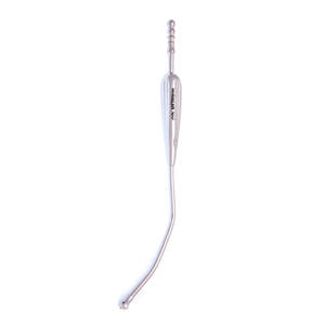 Tubo de Succión Yankauer Cromado de 12 Pulgadas (305 mm), Instrumento Quirúrgico Manual de Acero Inoxidable de Primera Calidad, Certificado CE para Uso Médico - Product Image 4