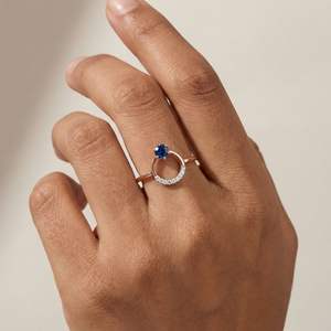 Diamante natural sofisticado de 0.05 quilates con certificación IGI, corte brillante redondo, en oro rosa macizo, claridad VS-SI, color H-I - Product Image 1