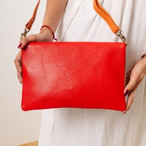 Sac à main pochette en cuir véritable pour femme, style bohème vintage, avec bandoulière portable – Collection Hiver, Offre Spéciale - Product Image 3