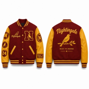 Premium Wool Varsity <b>Jacket</b> <b>Leather</b> Sleeves Custom Chenille Patch Embroidered College <b>Jacket</b> Embroidery Varsity <b>Jackets</b> - Product Image 1