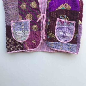 Chalecos sin Mangas para Mujer, al por Mayor, Nueva Llegada, Personalizados, con Bolsillos, Chaquetas Casuales Vintage para Dama - Product Image 4