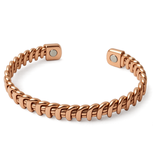 Mixed Design Copper Magnetic Cuff Set Therapeutic Health <b>Bangle</b> Assortment Variety Pack Copper Magnetic Bracelets for - Product Image 4