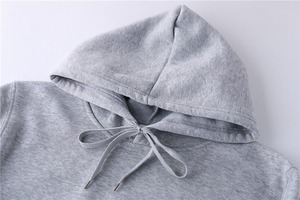 Sweat-shirt à capuche noir pour homme, coupe classique, en coton French Terry, logo imprimé sur le devant, vêtement décontracté pour l'automne - Product Image 3