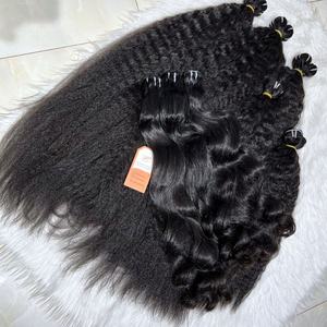 Wholesale 100% Remy Vietnamese Human Hair Extensions Cheap Price Super Double Drawn Raw Unprocessed <b>Curly</b> <b>Bundles</b> - Product Image 4