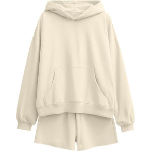 Ensemble de 2 pièces pour femmes, sweat à capuche et short, ensembles assortis, ensemble de jogging pour femmes au prix le plus bas, respirant, prix avantageux, OEM - Product Image 6