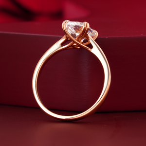 2.00 CT Radiant Cut Lab Grown Engagement Ring 14K Yellow Gold VVS1 VS2 DEF Solitaire with Prong Setting Good Clarity - Product Image 3