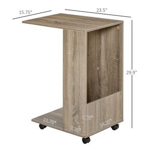 C-Shaped Console Table Sofa Side Table - Product Image 4