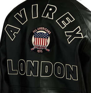 Luxury Customize USA Icon Flight Avirex Bomber <b>Leather</b> <b>Jacket</b> 100% Genuine Cowhide <b>Leather</b> <b>Jacket</b> With Customized OEM ODM - Product Image 6