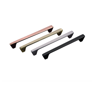 Modern Minimalist Brass <b>Cabinet</b> Bar Handles in Black Silver Copper <b>Gold</b> Durable Furniture Hardware - Product Image 5