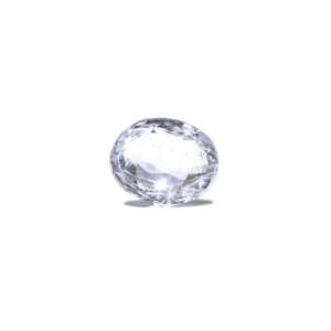 Loose White Sapphire Gemstone 5.15 Carat for Fine Jewelry - Product Image 1
