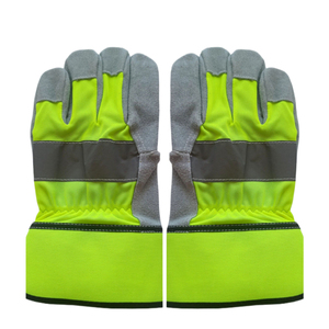 Guantes de soldadura industriales de cuero vacuno, resistentes al calor, ignífugos, personalizados para hombres y mujeres, guantes de trabajo de protección. - Product Image 6
