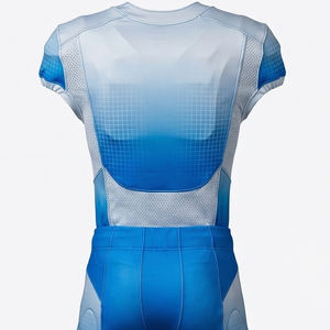 Uniforme de football américain professionnel, tissu résistant anti-déchirure, kit personnalisé sublimé pour les matchs de football, tenue de jour de match - Product Image 3