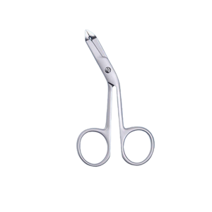 Pinzas de Cejas de Acero Inoxidable de Alta Calidad, Estilo Tijera con Punta Inclinada para Depilación y Cuidado de Pestañas - Product Image 4