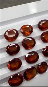 Lot de pierres précieuses en grenat rouge, taille coussin ovale, pour la fabrication de bagues, boucles d'oreilles, pendentifs et bijoux - Fournisseur en gros - Product Image 2