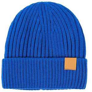 Bonnet en tricot uni sur mesure, prix de gros, service OEM, style urbain, bonnets d'hiver très demandés à vendre - Product Image 3