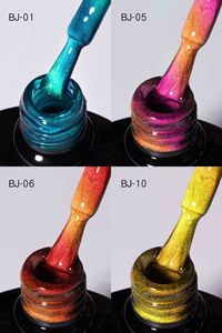 Vente en gros de 12 gel pour les yeux de chat colorés, nouvelle collection de vernis à gel magnétique 9D à double lumière pour salon de manucure - Product Image 2