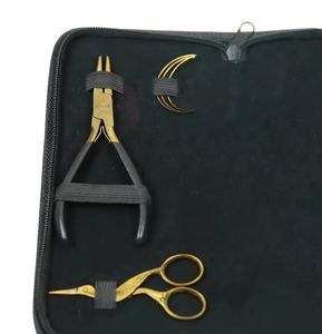 Kit de Alicates para Extensiones de Cabello Metálicos, Tipo C, con Dientes Profundos, Forma Plana, Uso Comercial Esencial - Product Image 5