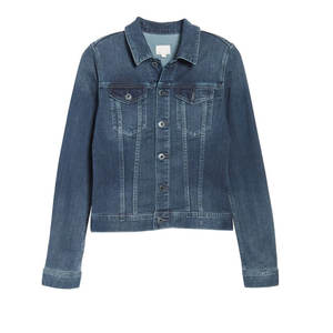 Chaqueta vaquera de mezclilla para mujer OEM, estilo gótico, lavada, con cinturón, informal, para otoño, con botones, corte regular. - Product Image 6