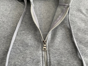 High Quality Solid Color Full <b>Zip</b> <b>Up</b> Hooded <b>Top</b> <b>Men</b> Blank Heavy Fleece Pullover Durable Blend Outerwear Bag - Product Image 3