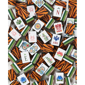 Tuiles de Mahjong américaines de luxe en acrylique à 4 couches, 160 tuiles, avec un design élégant et une finition durable pour les soirées de jeu - Product Image 5