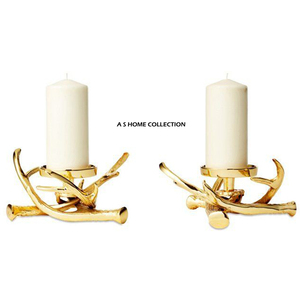 Portavelas de Lujo con Forma de Flor y Mariposa, Color Dorado, de la Mejor Calidad, a Precio Accesible, Decoración de Iluminación para el Hogar - Product Image 6