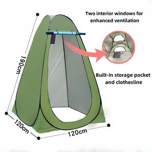 Portable Camping en plein air toilette douche <span class=keywords><strong>tente</strong></span> cadre en aluminium automatique bain changement hangar étanche <span class=keywords><strong>pêche</strong></span> isolation <span class=keywords><strong>tente</strong></span> - Product Image 3