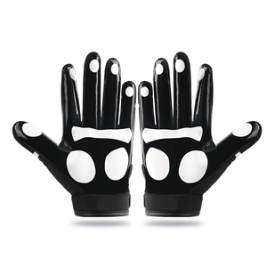 Gants de football américain de haute qualité, sur mesure, avec contrôle des impacts, pour l'entraînement, la pratique, les jeunes, les adultes, les matchs. - Product Image 4