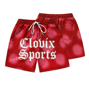 Shorts surdimensionnés de qualité supérieure pour hommes, logo personnalisé, coupe estivale, streetwear, respirants, séchage rapide, bas décontractés d'été - Product Image 6