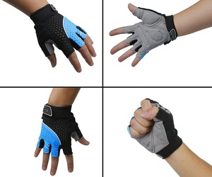 Guantes Deportivos Unisex Transpirables de la Mejor Calidad, Soporte para Muñeca, Agarre de Silicona Antideslizante, Poliéster Ligero, Sin Dedos, de Secado Rápido - Product Image 3