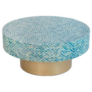 โรงงานผลิตและจำหน่ายโดยตรง เฟอร์นิเจอร์ห้องนั่งเล่น โต๊ะกาแฟฝังมุก โต๊ะมุก ผลิตในเวียดนาม - Product Image 1