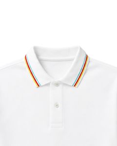 Custom <b>White</b> Men <b>Polo</b> Shirt Short Sleeve Casual Sports Golf T Shirt Breathable Summer Wear Stripe Collar Premium Quality Design - Product Image 5