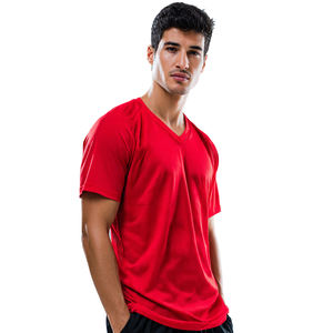 Hauts en jersey maillé à col en V pour hommes, légers, à séchage rapide, en maille filet, à manches courtes, pour l'été, la plage et la natation - Product Image 6